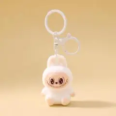 LABUBU ラブブ　キーホルダー ホワイト