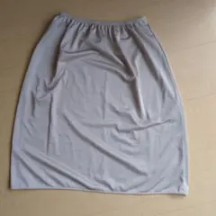 ベージュ スリップ　ペチコート　 Lサイズ ポリエステル