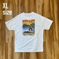 Sunny Sunset Tシャツ ホワイト XLサイズ