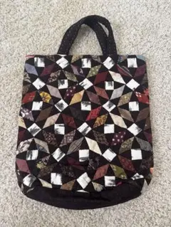 パッチワーク　ハンドメイド　バッグ　かばん