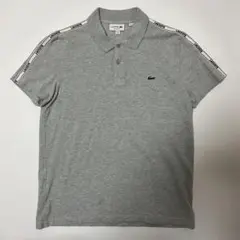 LACOSTE グレー ポロシャツ US M