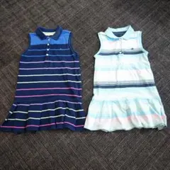 TOMMY HILFIGER ノースリーブワンピース 2点セット 4T