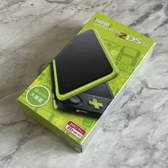 【外箱のみ】 Newニンテンドー 2DS LL ブラック×ライム