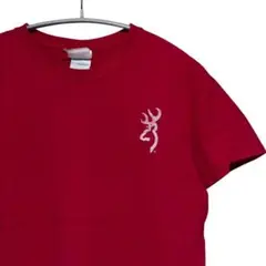 BROWNING ロゴTシャツ 赤
