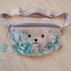 fafa クマ顔型 ショルダーバッグ