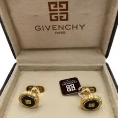 未使用保管品✨GIVENCHY ゴールド ブラック カフリンクス 箱付き⑦