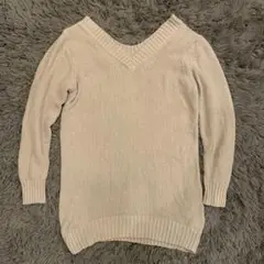 spic and span 2wayニット ベージュ フリーサイズ