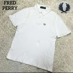 【超希少】美品FRED PERRY 90s ポロシャツ 白　ホワイト 緑タグ