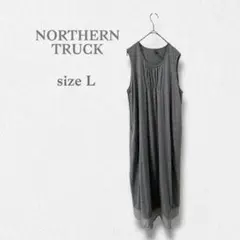 NORTHERN TRUCK ノーザントラック ＊ ノースリーブワンピース　L