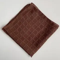nicky ニッキー スクエア柄ウールコットンポケットチーフ