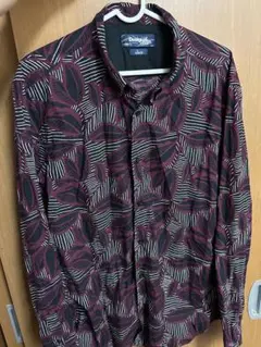 柄シャツ　長袖　サイズL ペイズリー柄