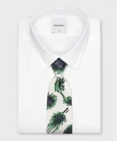 デジタル　デイジー　プリント　ネクタイ　Paul Smith ポールスミス