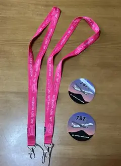 JAL SKY MUSEuM ストラップ２本セット