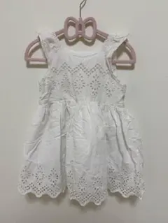 baby GAP ホワイトノースリーブワンピース 3years