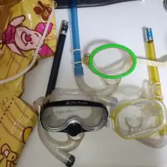 シュノーケル3つ くまのプーさんうきわ
