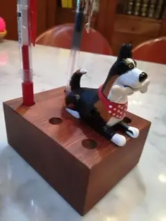 木工品 鉛筆立て＆犬