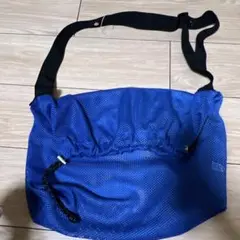 2way青メッシュショルダーバック