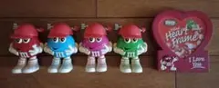 M&M's フィギュアセット ハートフレーム付き
