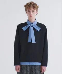 クルニ 24AW ストレッチタフタ ドロストカットソー soe クレストブリッジ