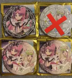 キミとアイドルプリキュア展　キミプリ展　キュアズキューン　キュアキッス 缶バッジ