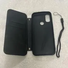 ●Android One S10／One S9手帳ケース ブラック