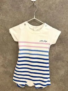 【美品】jacadi ジャカディ ロンパース 6M 半袖