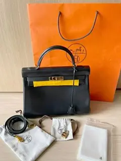 希少★HERMES★エルメス★ケリームー 32 ブラック