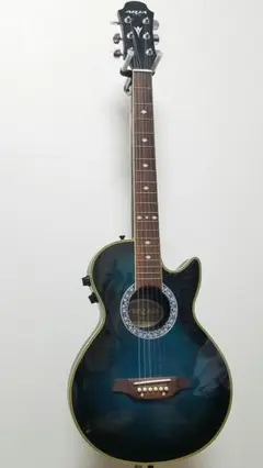 【メンテナンス済み】　Aria AMB-35S アリア エレアコ ミニ ARIA（楽器） Aria AMB-35S Electric Acoustic Guitar