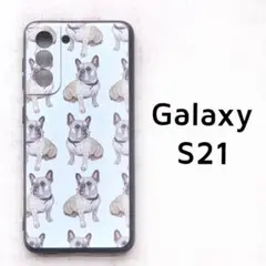 Galaxy S21 5G ケース フレンチブルドッグ 犬 カバー