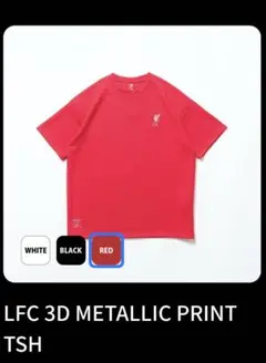 新品 リヴァプール 3D ゴールドエンブレム Tシャツ XL 赤色