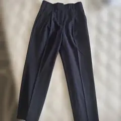 訳ありリネンライクテーパードタックパンツ36サイズ