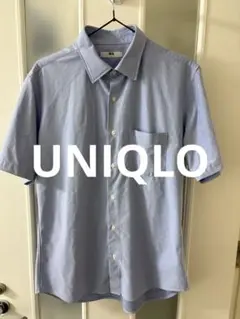 UNIQLO 半袖シャツ Lサイズ ライトブルー