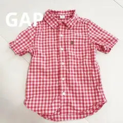 GAP ギンガムチェック ブラナンベア 半袖 キッズ 105