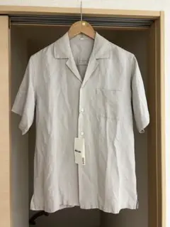 MUJI Labo リネンシルク開襟半袖シャツ