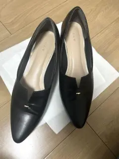 使用2回 a.v.vㅤポインテッドトゥパンプス LL ブラック黒