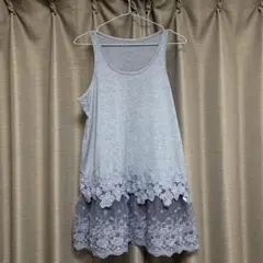 shein EMERY ROSE ロングタンクトップ　グレー