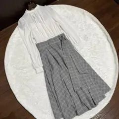snidel ブラウスドッキングワンピース サイズ1