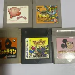 ミッキーマウス2 ドラクエ等ゲームボーイソフト5本セット