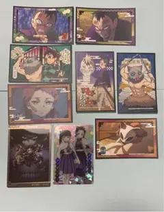 鬼滅の刃 コレクションカード ウエハース6 立志編 デコステッカー 9点