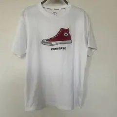 コンバース　converse 刺繍　Tシャツ　レディース　Mサイズ　綿100%