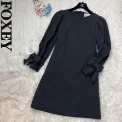 高級ライン♡極美品♡FOXEY Aライン フォーマル リボン ワンピース