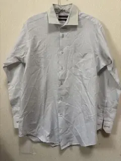 MODA RITORNOメンズ　Lストライプ長袖シャツ（青と白）