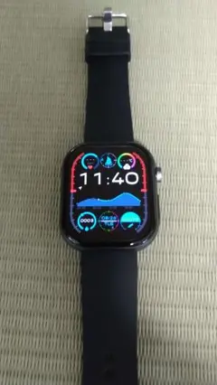 ブラック スマートウォッチ 本体