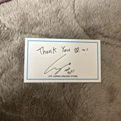 TWICE チェヨン JYP 購入特典 トレカ サイン入りメッセージカード
