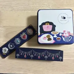 【阪急梅田本店限定】マサヒコオズミパリ　ルール・デュ・テ　クッキー缶（空き缶）