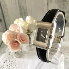 【電池交換済】GUCCI グッチ 腕時計 2300L レディース シルバー