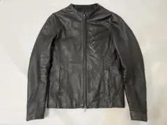 極美品✨️ ゴスタールジフーガ 馬革 シングルライダース 総柄 裏地 本革 希少 2025年最新】GOSTAR DE FUGA メンズ レザージャケット