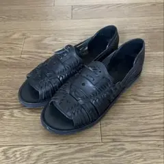 CHAMULA チャムラ 　レザーサンダル　ブラック
