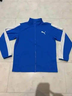 PUMA トレーニング　ジャージ Mサイズ 青