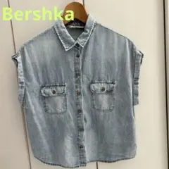 Bershka （ベルシュカ）デニムシャツ　フレンチスリーブ